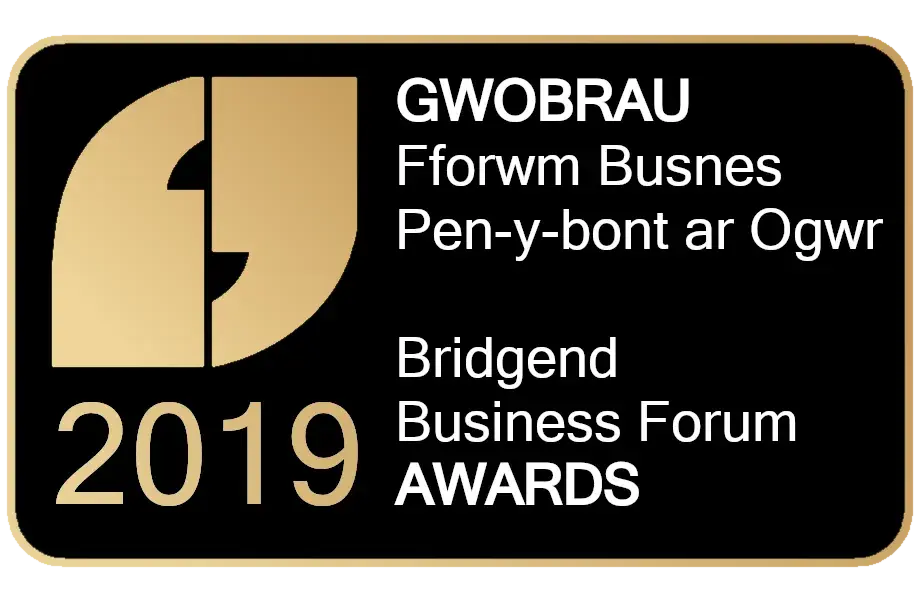 GWOBRAU Fforwn Busne Pen-y-Bont ar Ogwr Bridgend Business forum AWARDS 2019